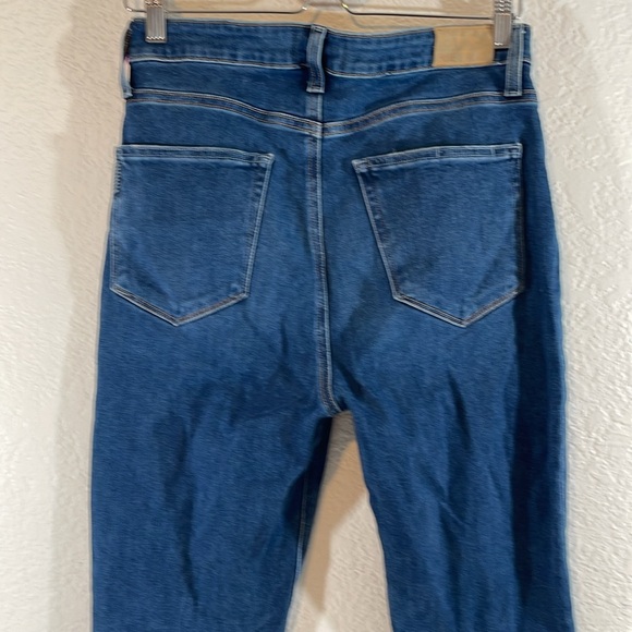 PAIGE Flaunt Cheeky Blue Skinny in Roam Denim Jeans Size 30 - Picture 8 of 16